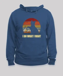 Alternative view of I Do What I Want Geek Life Hoodie