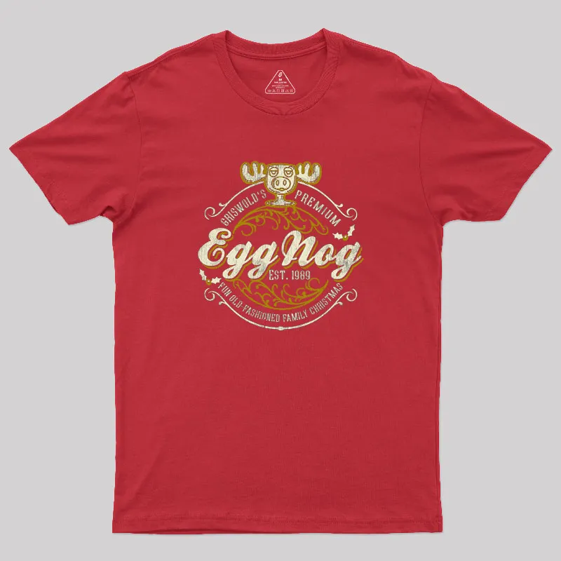 Eggnog Christmas Vacation Geek T-Shirt - Image 4