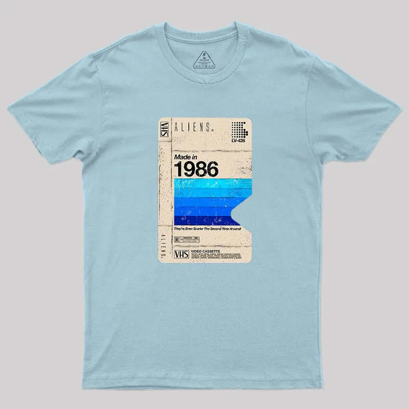 Aliens Blank Tape Geek T-Shirt - Image 9