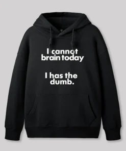 I Can Brain Today Geek Hoodie