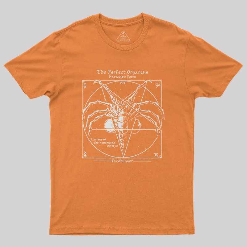Alien Pentagram Nerd T-Shirt - Image 6