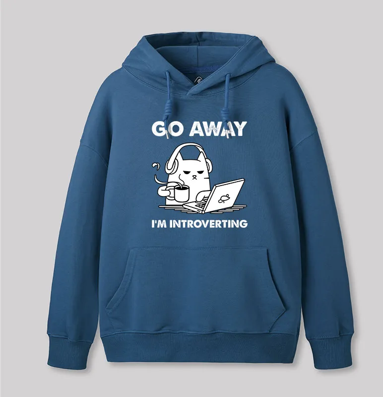 Go Away I'm Introverting Geek Hoodie - Image 7