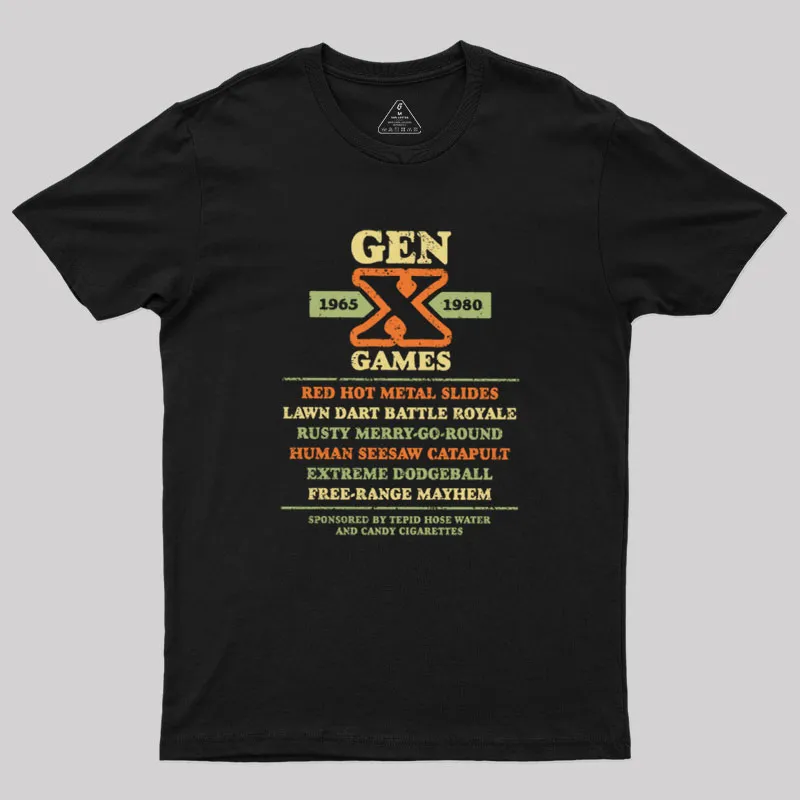 The Gen X Games Geek T-Shirt