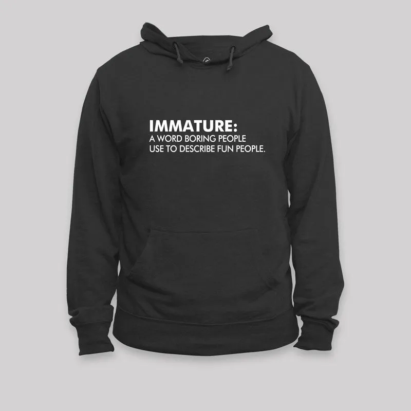 Maturity Misunderstood Geek Hoodie