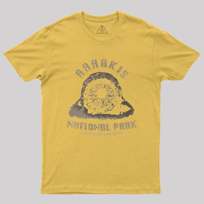 Desert Planet National Park Geek T-Shirt - Image 4