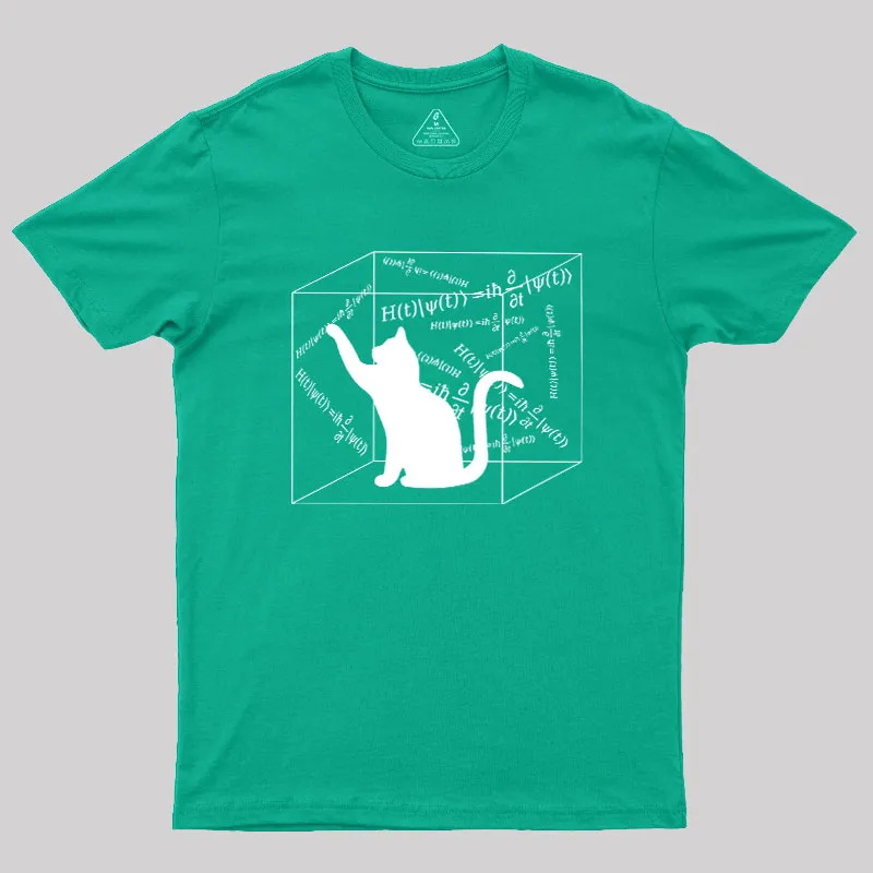 Schrodinger Cat In The Box Geek T-Shirt - Image 9