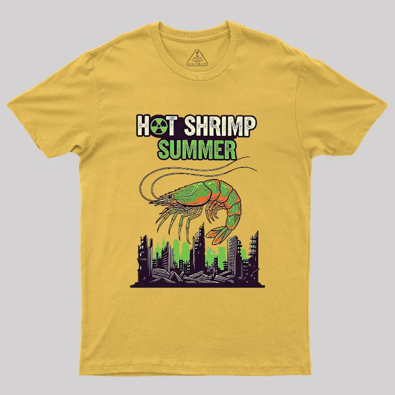 Hot Shrimp Summer Funny Radioactive Geek T-Shirt - Image 8