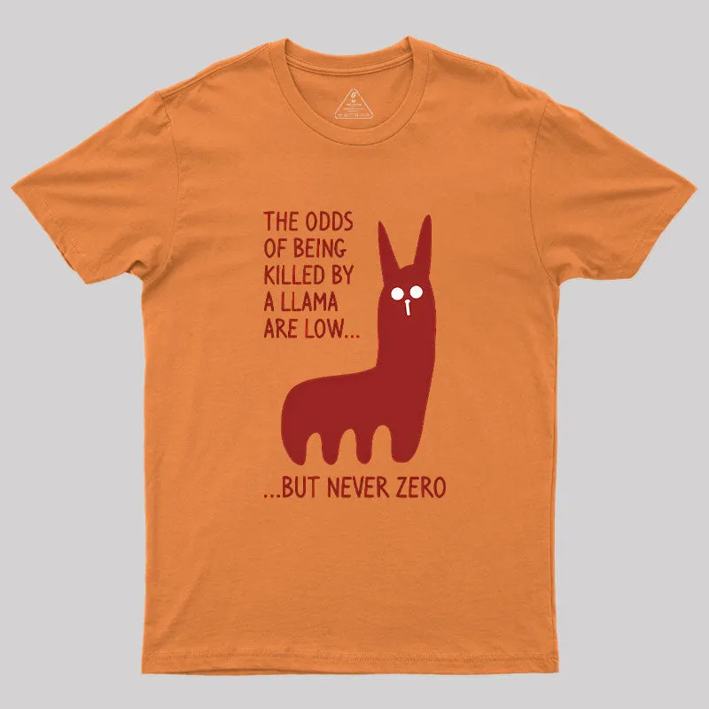 The Odds Of Being Killed By Allama Geek T-Shirt - Image 6