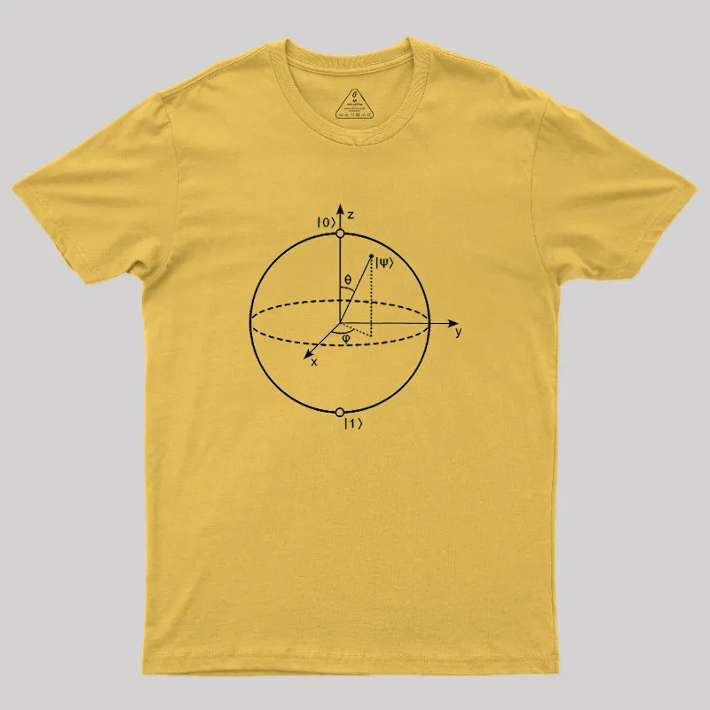 Bloch Sphere Geek T-Shirt - Image 8