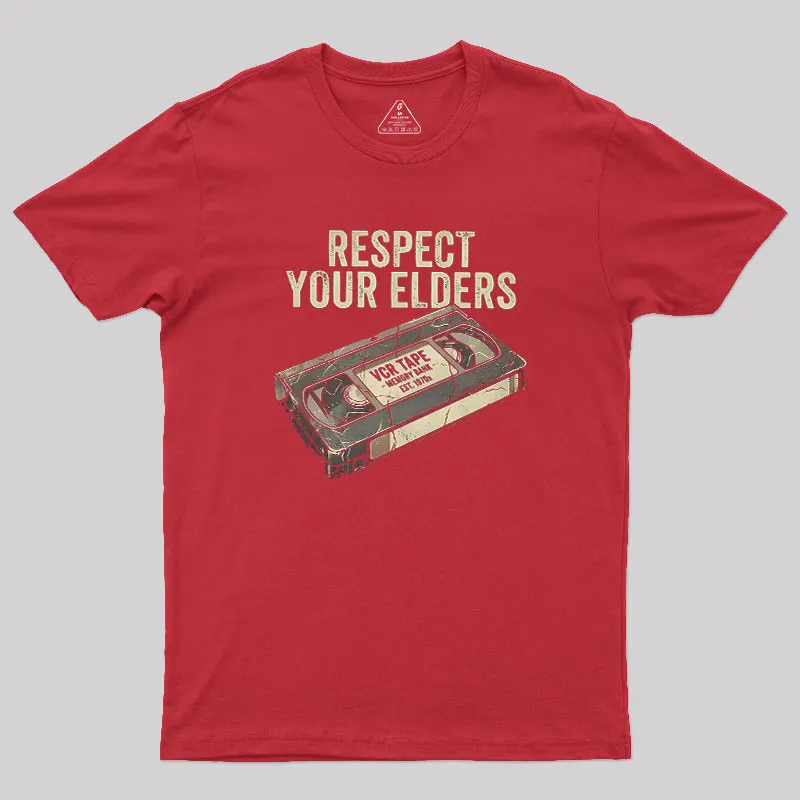 Respect Your Elders Geek T-Shirt - Image 4