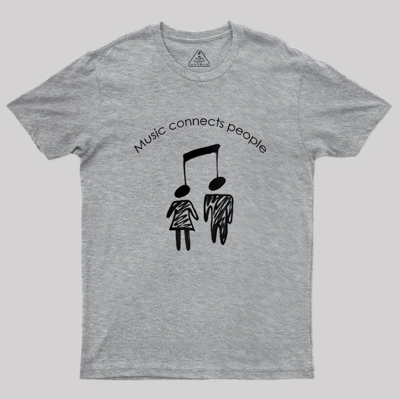 Music Contact People Geek T-Shirt - Image 4