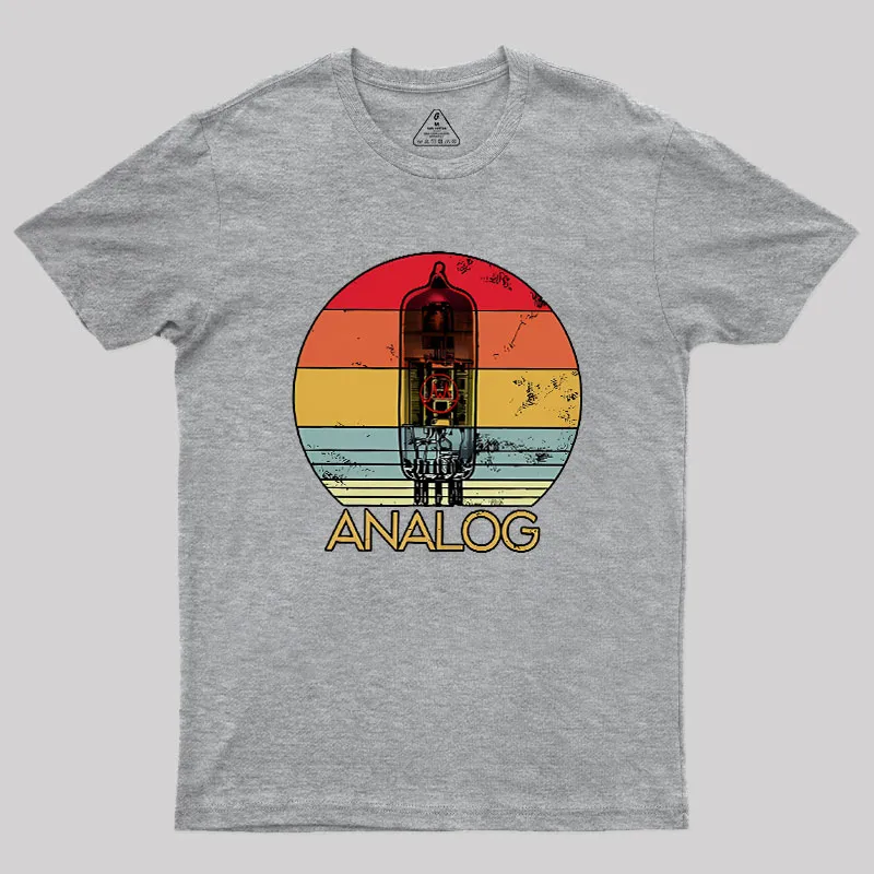 Vacuum Tube Analog Geek T-Shirt - Image 4