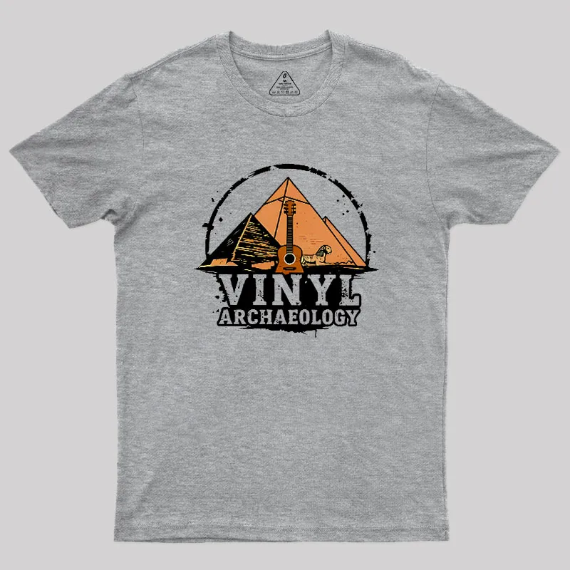Vinyl Archaeology Geek T-Shirt - Image 4