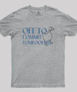Alternative view of Off To Commit Geek T-Shirt