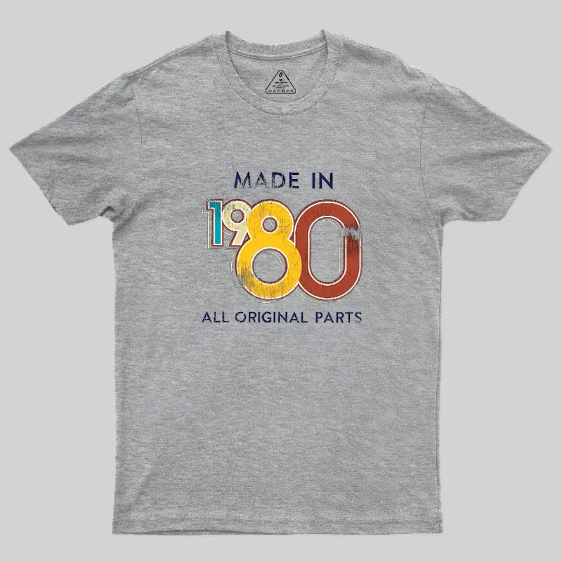 Made In 1980 Geek T-Shirt - Image 4