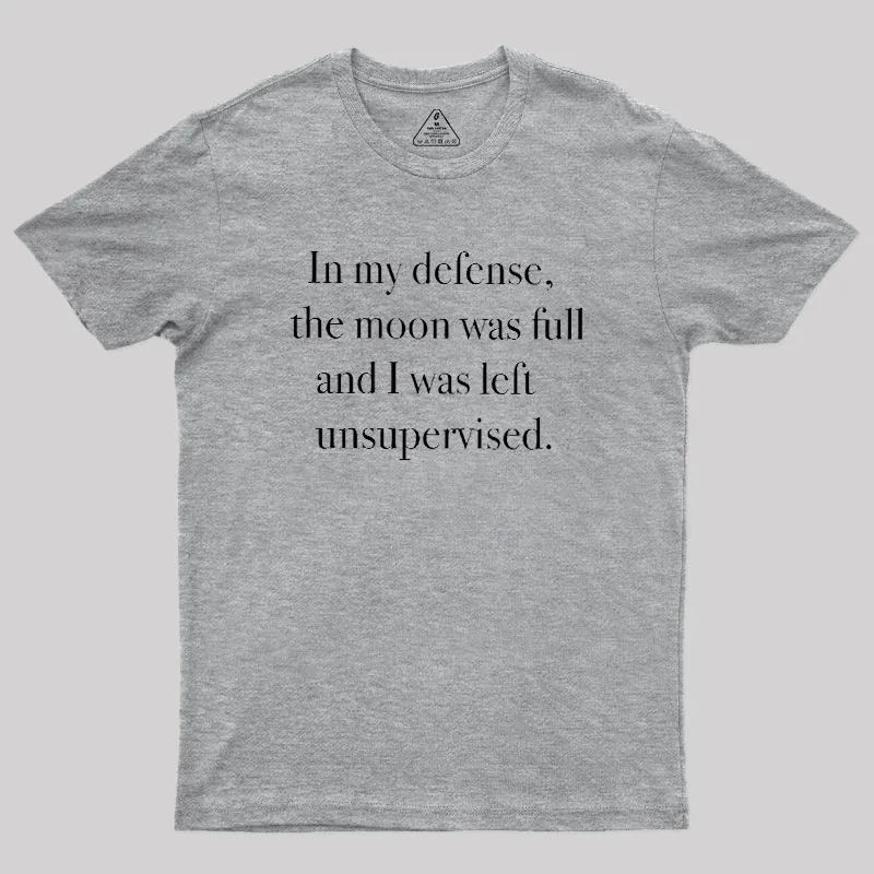 In My Defense Geek T-Shirt - Image 4