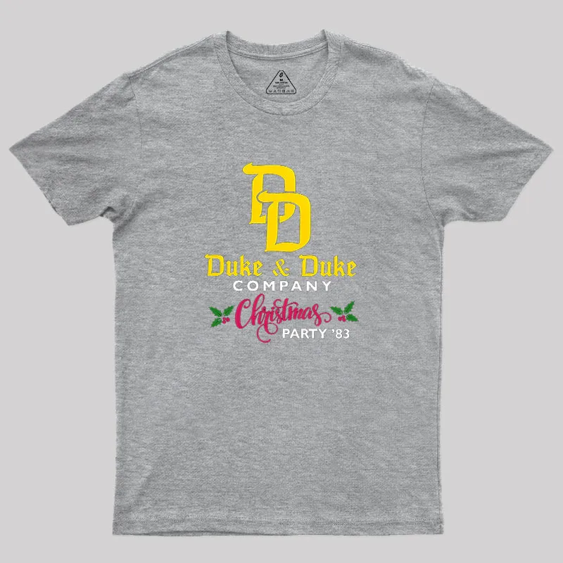 Duke & Duke Company Christmas Party 83 Geek T-Shirt - Image 4