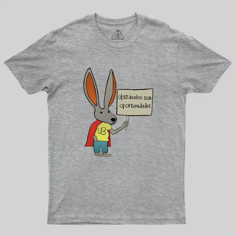 Mouse With A Sign Geek T-Shirt - Image 5