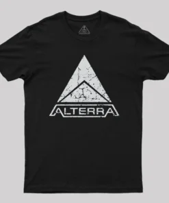 Alternative view of ALTERRA subnautica Nerd T-Shirt