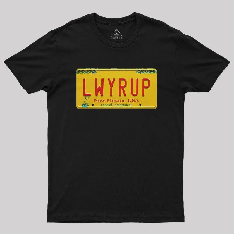 Better Call Saul LWYRUP Plate Nerd T-Shirt - Image 2