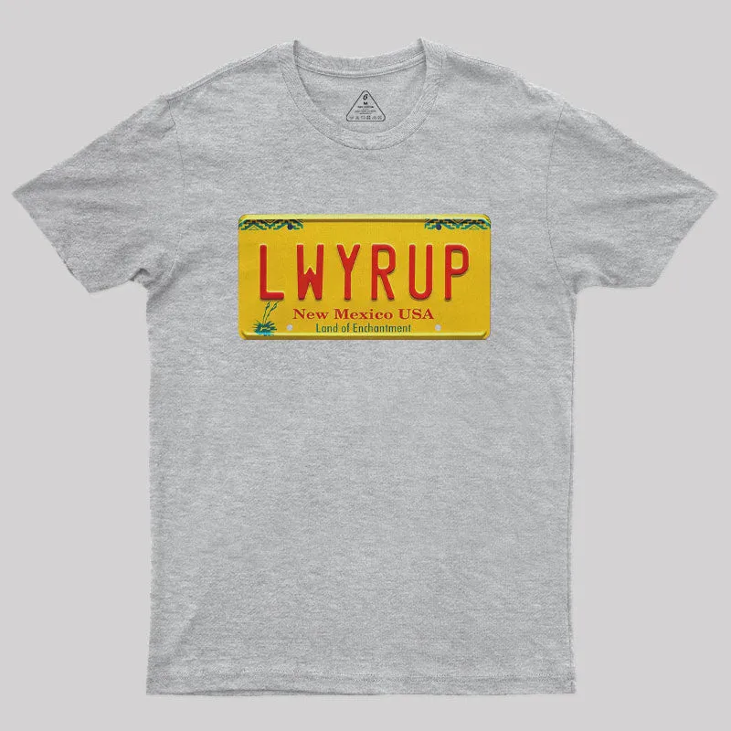 Better Call Saul LWYRUP Plate Nerd T-Shirt - Image 10