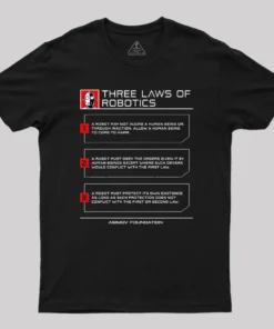Three Laws Of Robotics Geek T-Shirt
