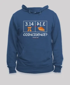 Alternative view of Pi Pie Math Professor Hoodie