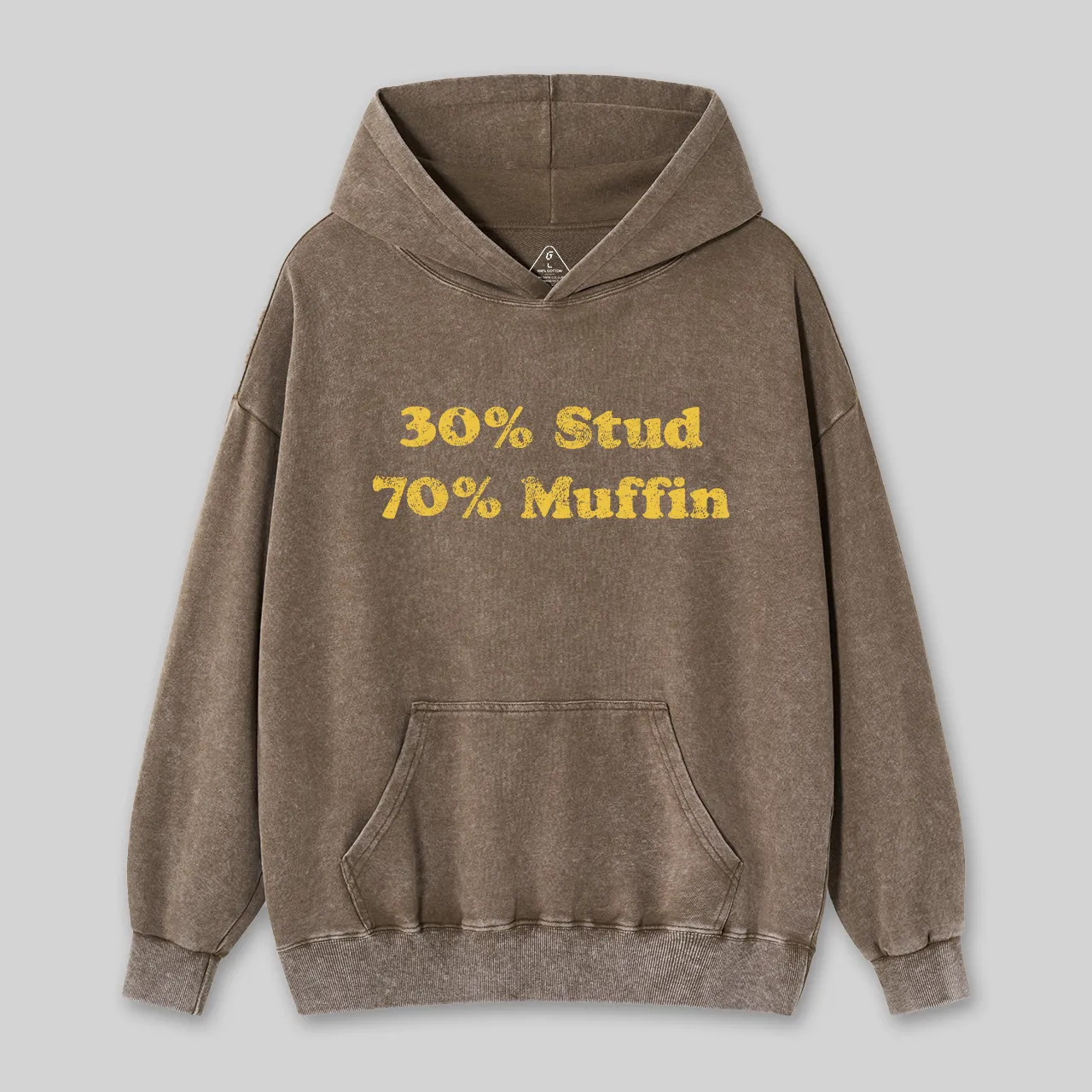 30 Stud 70 Muffin Washed Hoodie - Image 2
