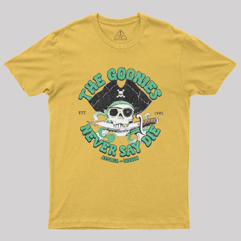 The Goonies - Never Say Die T-Shirt - Image 5