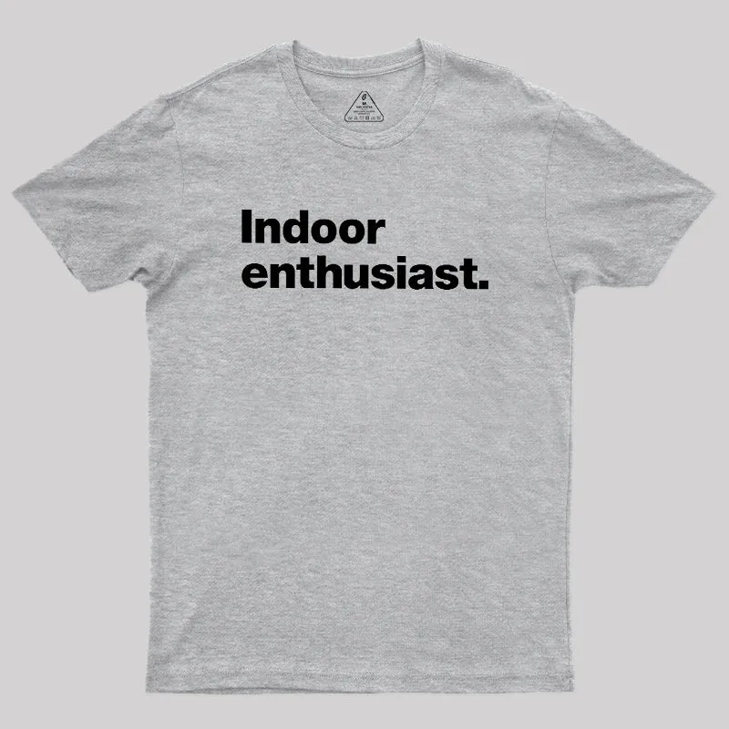Indoor Enthusiast Premium Geek T-Shirt - Image 4