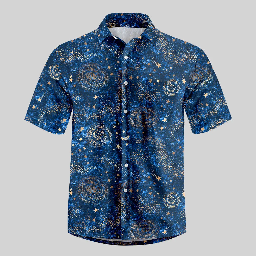 The Starry Night Button Up Pocket Shirt