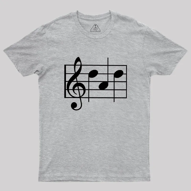 Musical Notes Dad Geek T-Shirt - Image 4