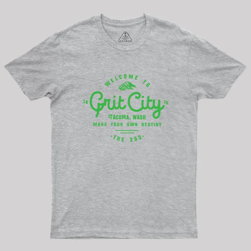 Grit City Tacoma Washington Geek T-Shirt - Image 4