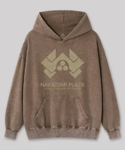Alternative view of Die Hard Nakatomi Plaza Geek Washed Hoodie