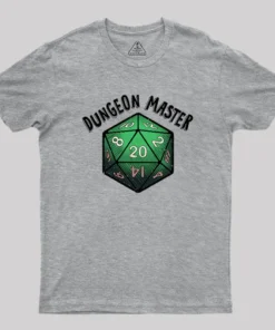 Alternative view of Magic Dice Green Geek T-Shirt