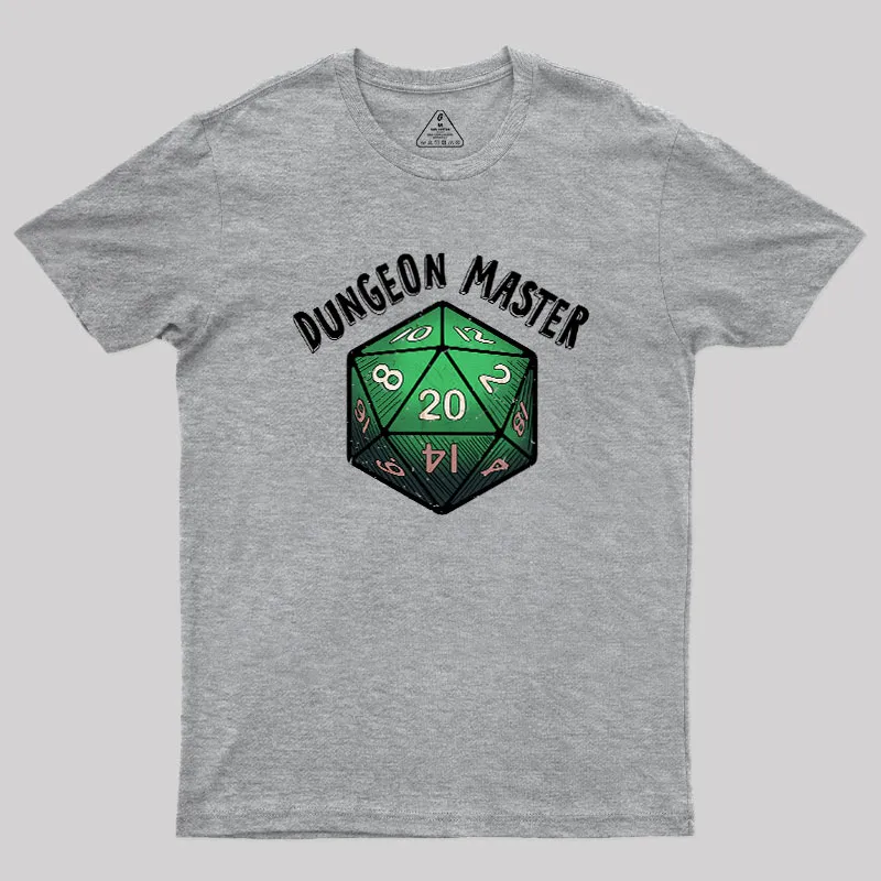 Magic Dice Green Geek T-Shirt - Image 2