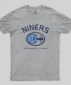 Deep Space Nine Niners DS9 Baseball League Geek T-Shirt