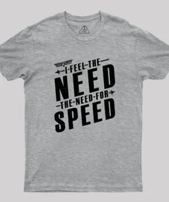Alternative view of I Feel The Need For Speed Geek T-Shirt