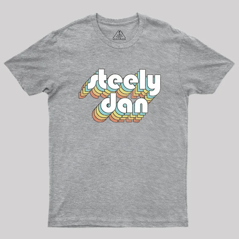 Steely Dan Retro Faded-Style Geek T-Shirt - Image 4