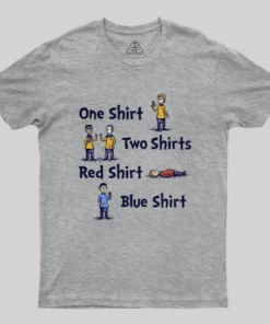 Red Shirt Blue Shirt Geek T-Shirt