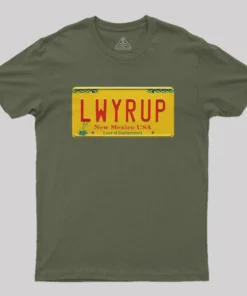 Better Call Saul LWYRUP Plate Nerd T-Shirt