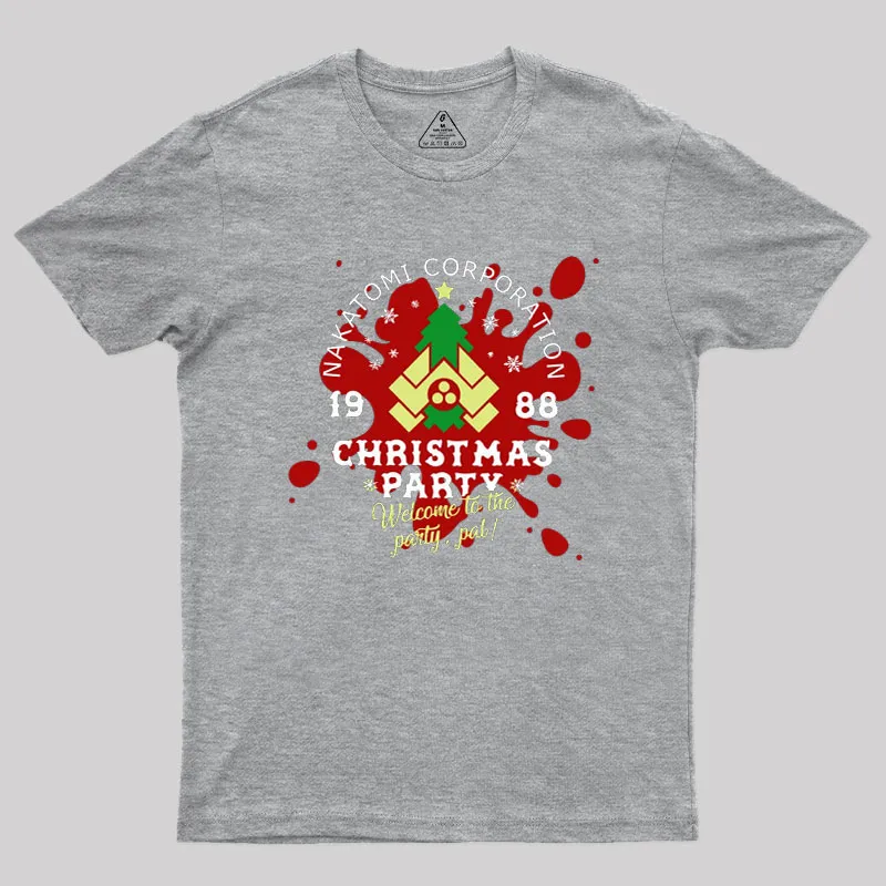 Nakatomi Corp Christmas Party Geek T-Shirt - Image 4