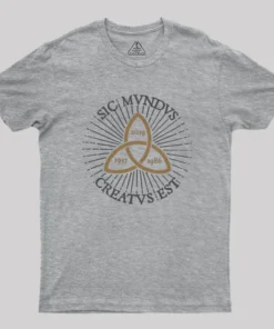 Alternative view of SIC MUNDUS CREATUS EST Dark Geek T-Shirt