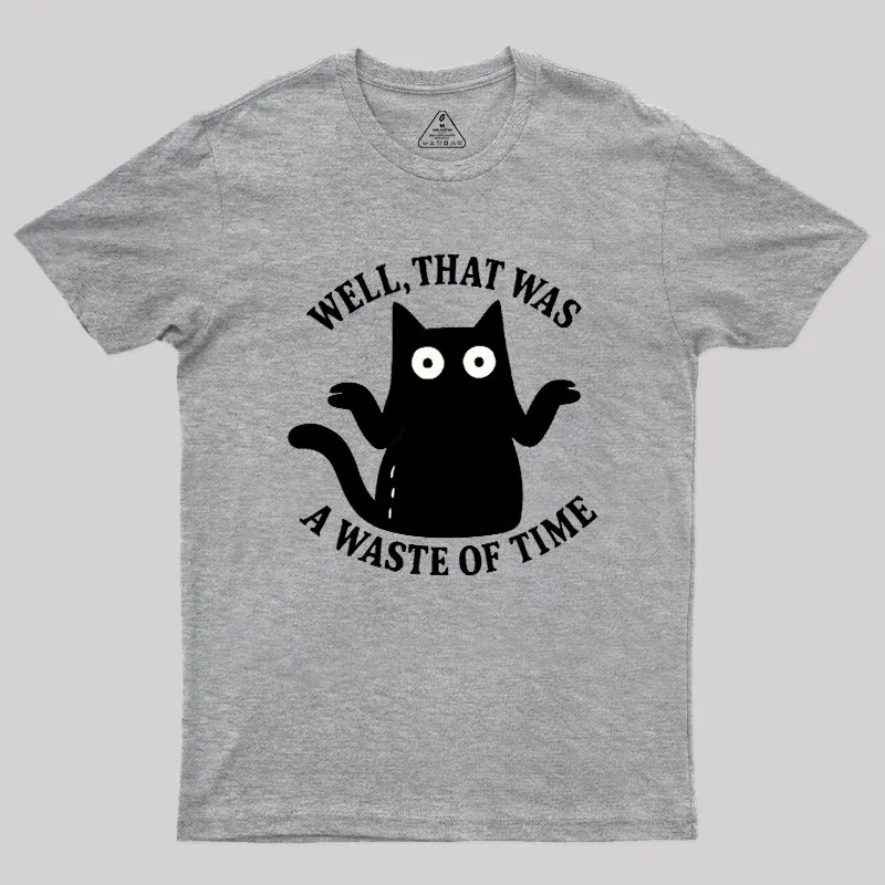 A Waste of Time Geek T-Shirt - Image 2