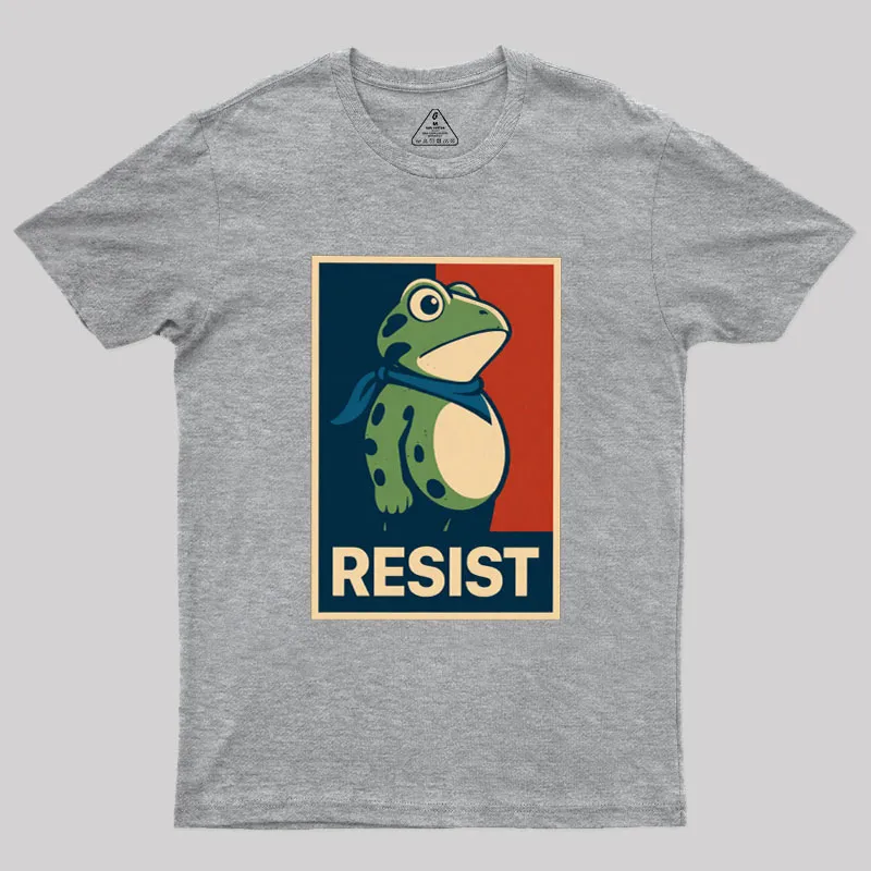 Frog Protest Geek T-Shirt - Image 4