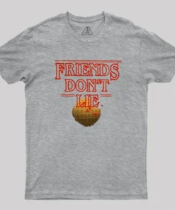 Alternative view of Friends Don't Lie Geek T-Shirt