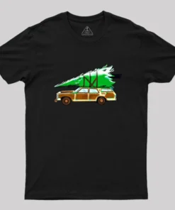 Alternative view of Christmas Vacation Geek T-Shirt