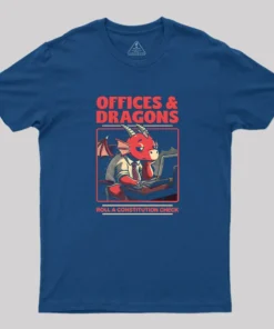 Alternative view of Office & Dragons T-Shirt