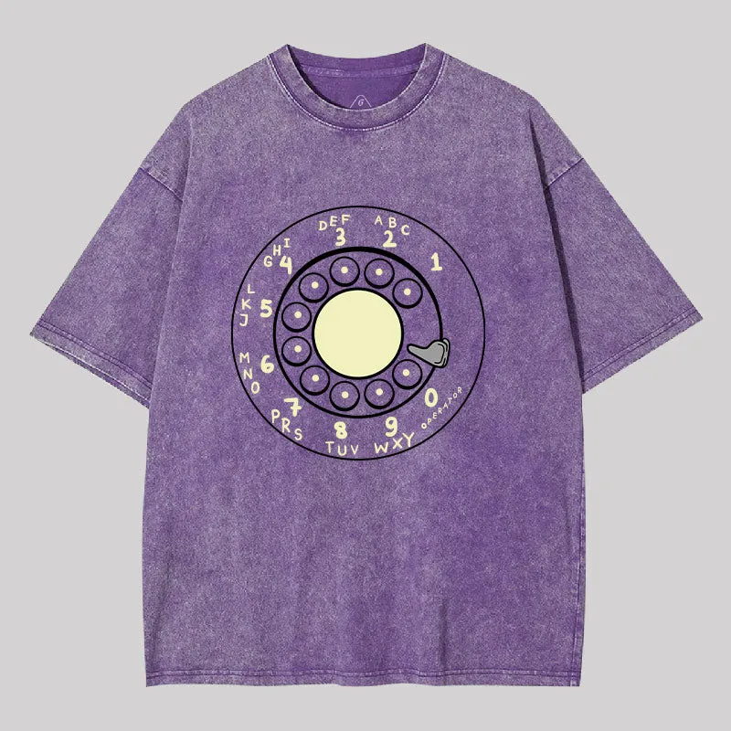 Rotary Dial Vintage Washed T-Shirt - Image 6