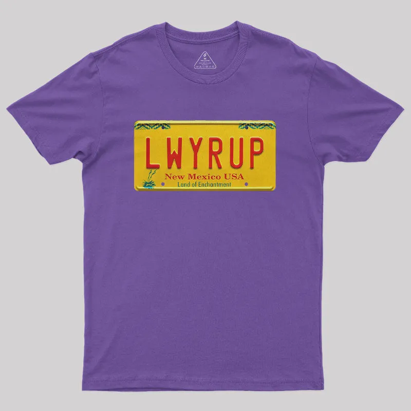 Better Call Saul LWYRUP Plate Nerd T-Shirt - Image 5